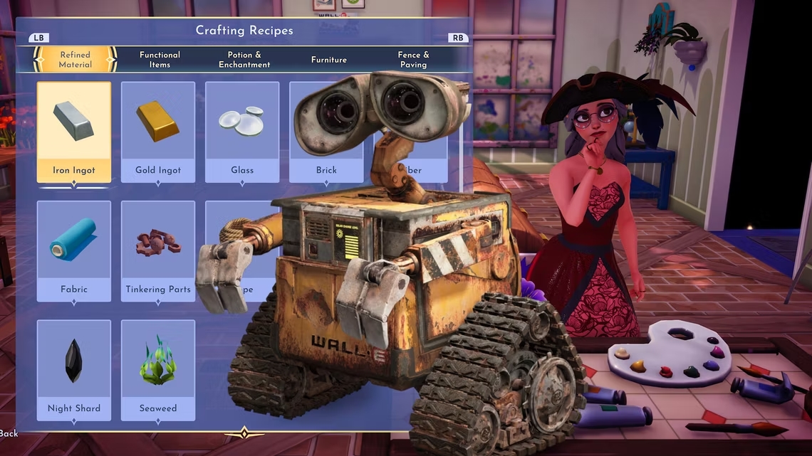 Người chơi Disney Dreamlight Valley đưa ra ý tưởng cho tính năng mới của WALL-E