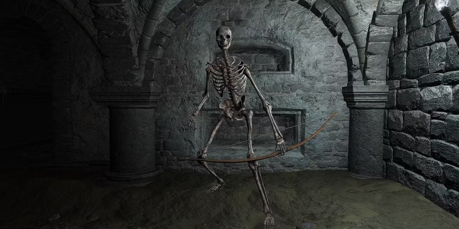 Người chơi Elden Ring gặp phải bộ xương biết né skill như người thật