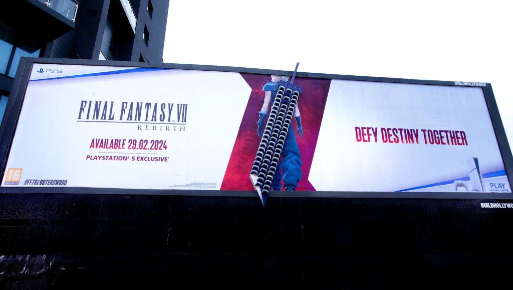 Sony chơi lớn với cách quảng cáo Final Fantasy 7 Rebirth độc nhất vô nhị