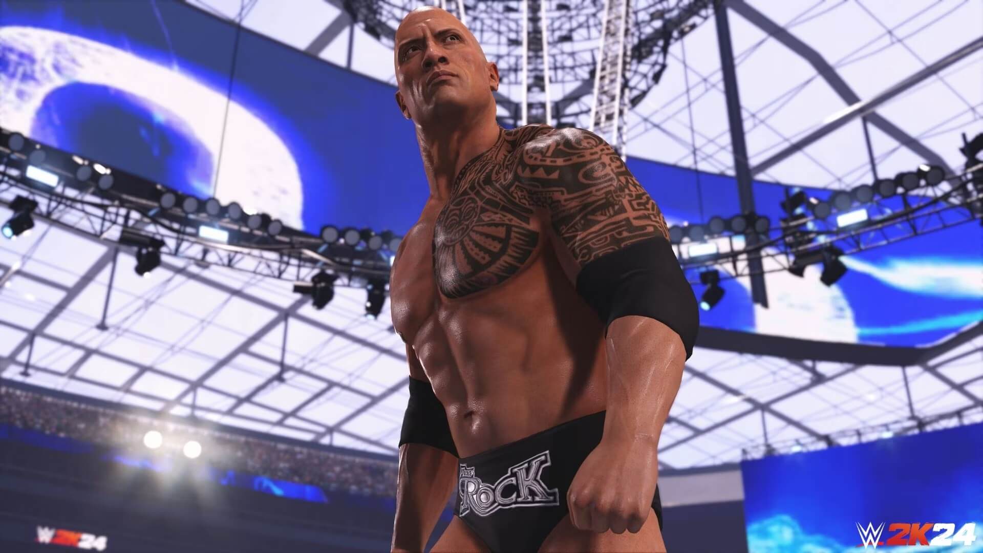 WWE 2K24 hé lộ hình ảnh The Rock và Teddy Long