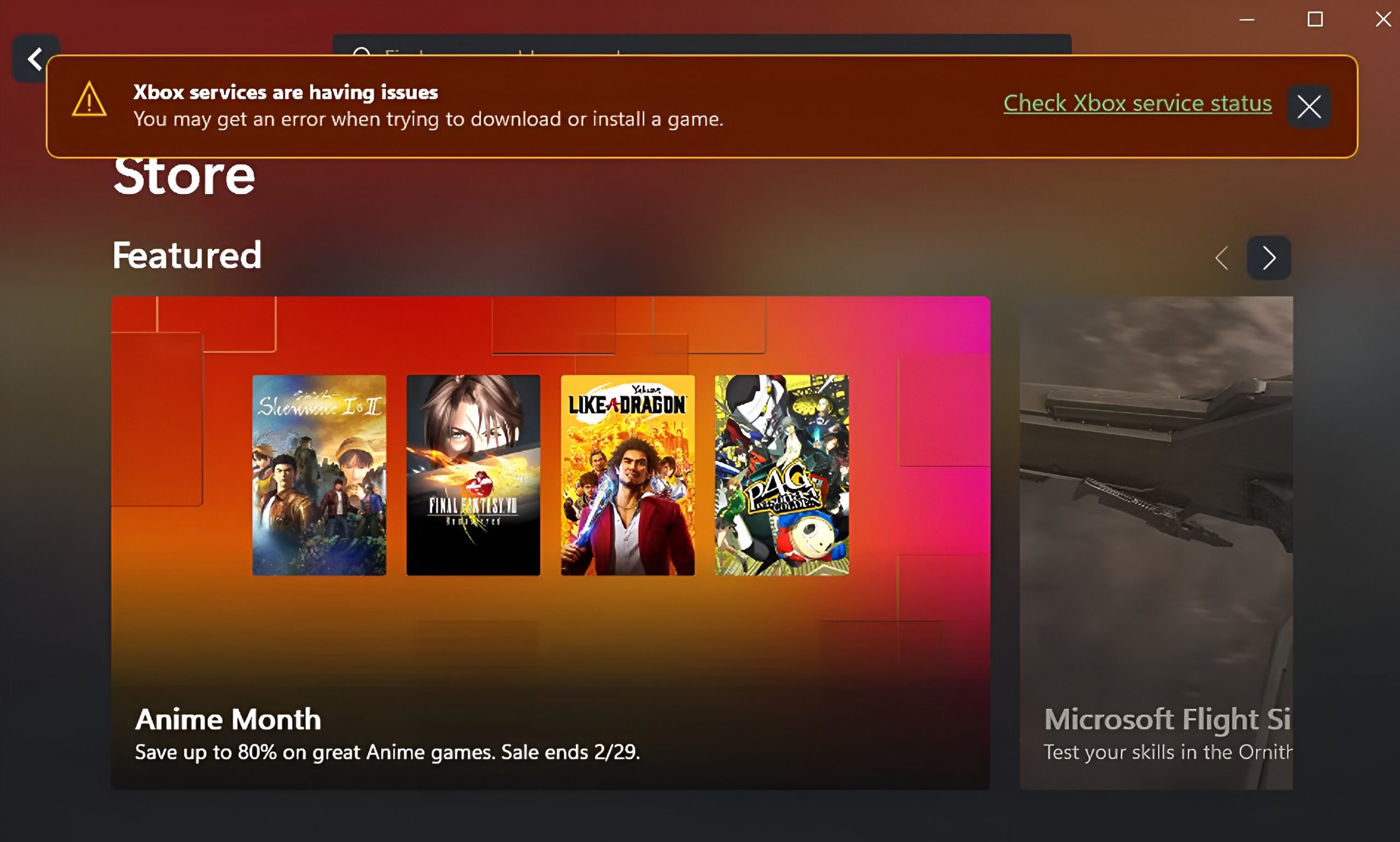 xbox-services-are-having-issues-xbox-pc-app-screenshot-february-18-2024