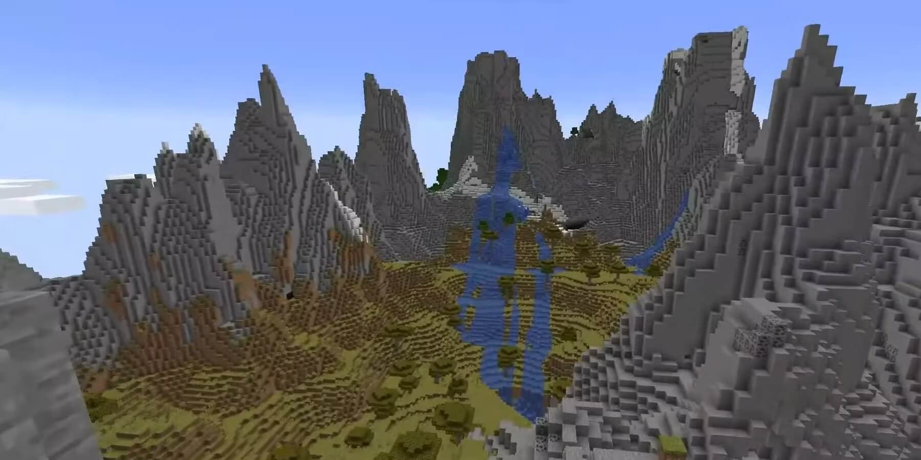 Đi bộ 10 triệu block trong Minecraft, thế giới trở nên kỳ lạ