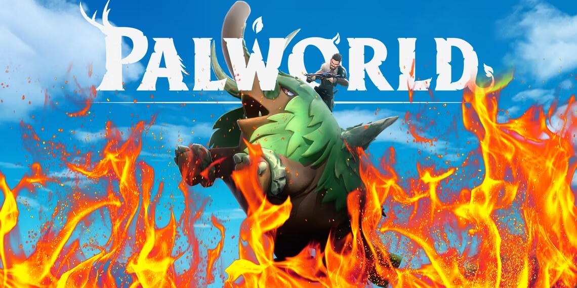 Một lỗi game nghiêm trọng trong Palworld khiến Pal thiêu rụi một vùng đất rộng lớn