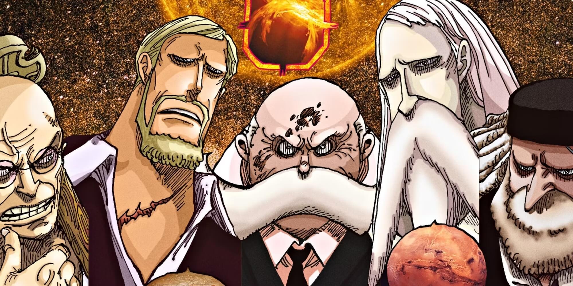 One Piece: Diễn biến chi tiết Luffy đối đầu Ngũ Lão Tinh