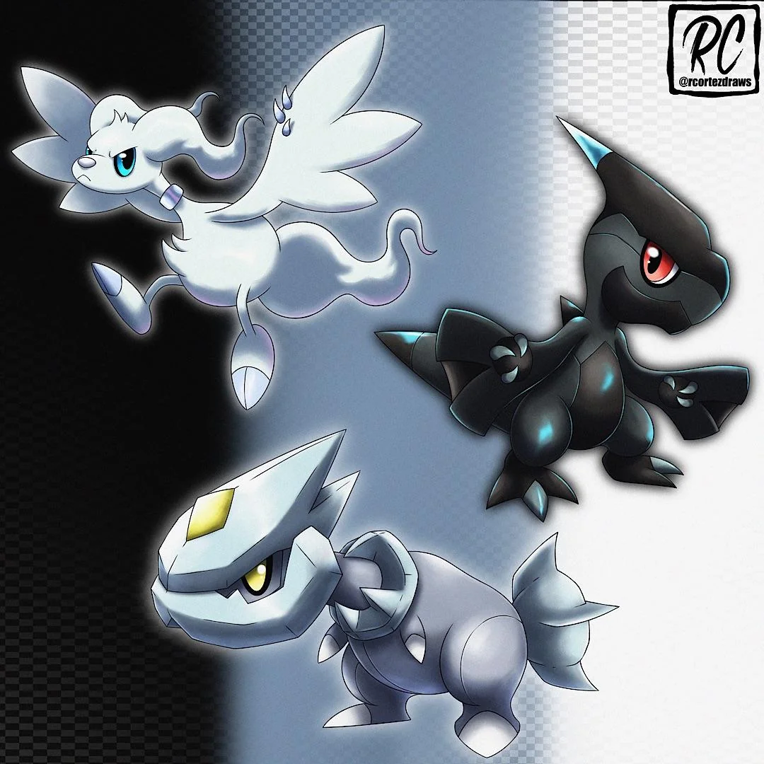 Khám phá Fan Art Pokémon Kyurem phiên bản chibi siêu dễ thương