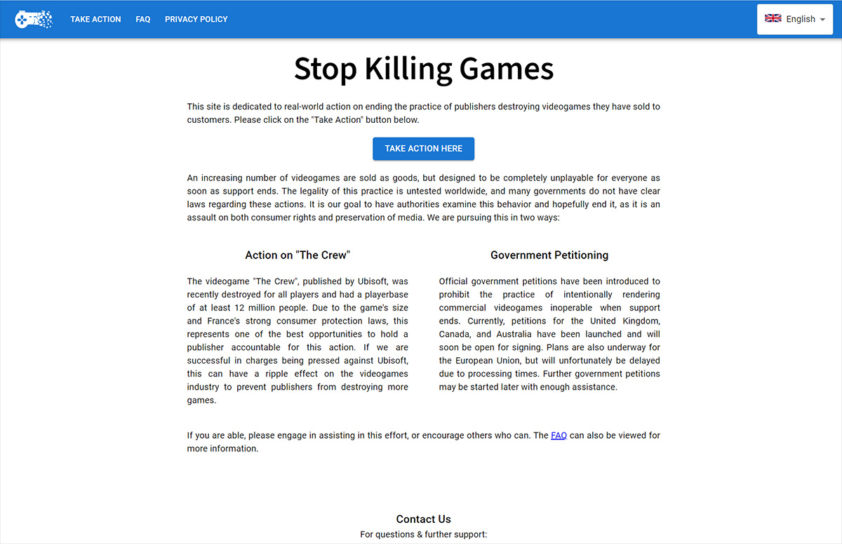 Chiến dịch Stop Killing Games – nỗ lực của game thủ buộc nhà sản xuất không khai tử game