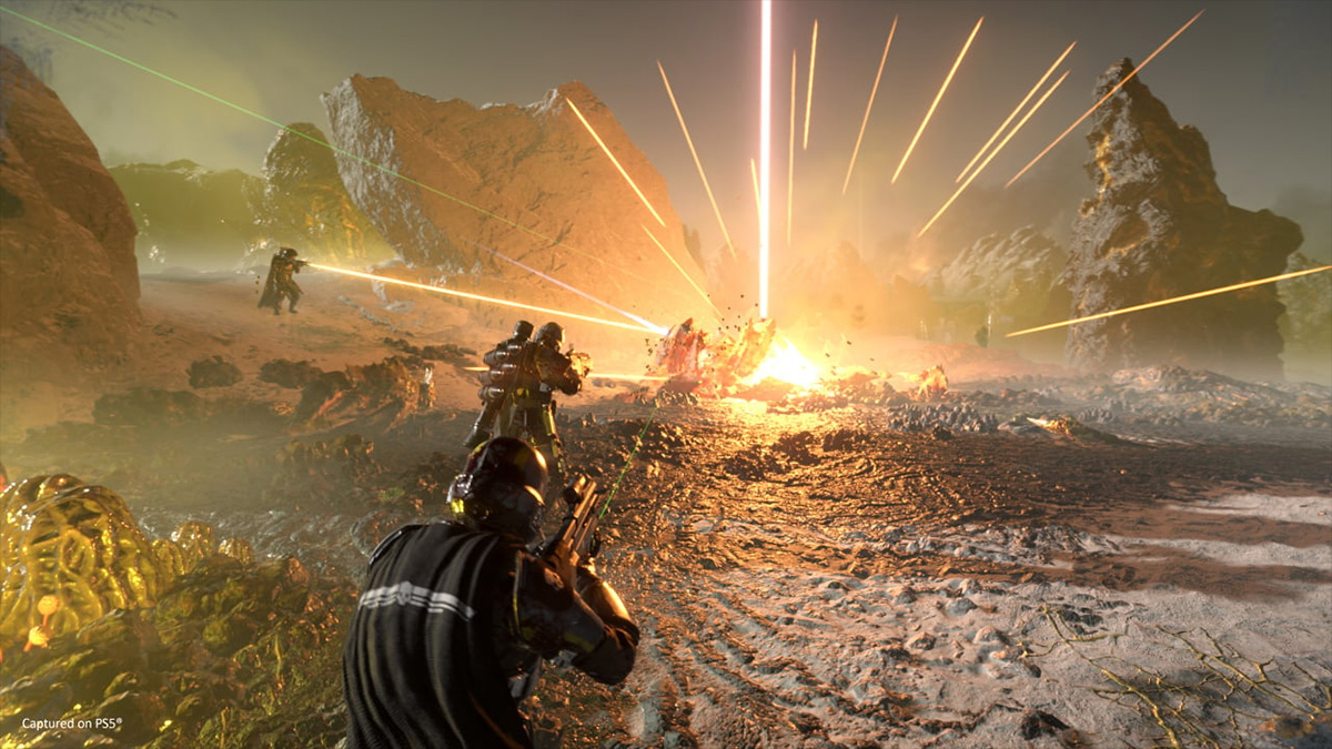 Helldivers 2 tung cập nhật sửa lỗi và khiến game thủ có thể tự bắn vào mình