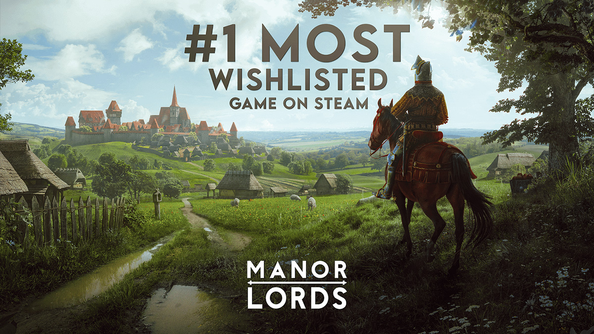 Manor Lords vượt lên thành game được trông chờ nhất trên Steam
