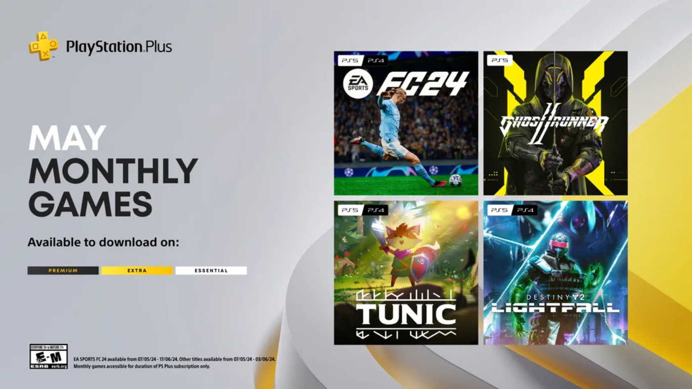 Ghostrunner 2 và EA Sports FC 24 sẽ miễn phí cho người dùng PS Plus Essential tháng 5 này