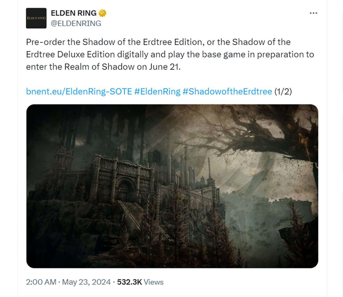 Game thủ dựa vào 30 bài nhạc game để tiên đoán quy mô của Shadow of the Erdtree