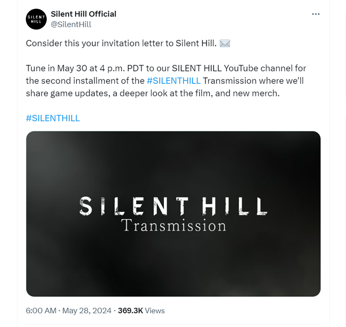 Konami giới thiệu Silent Hill Transmission, sự kiện công bố lớn cho series cùng tên