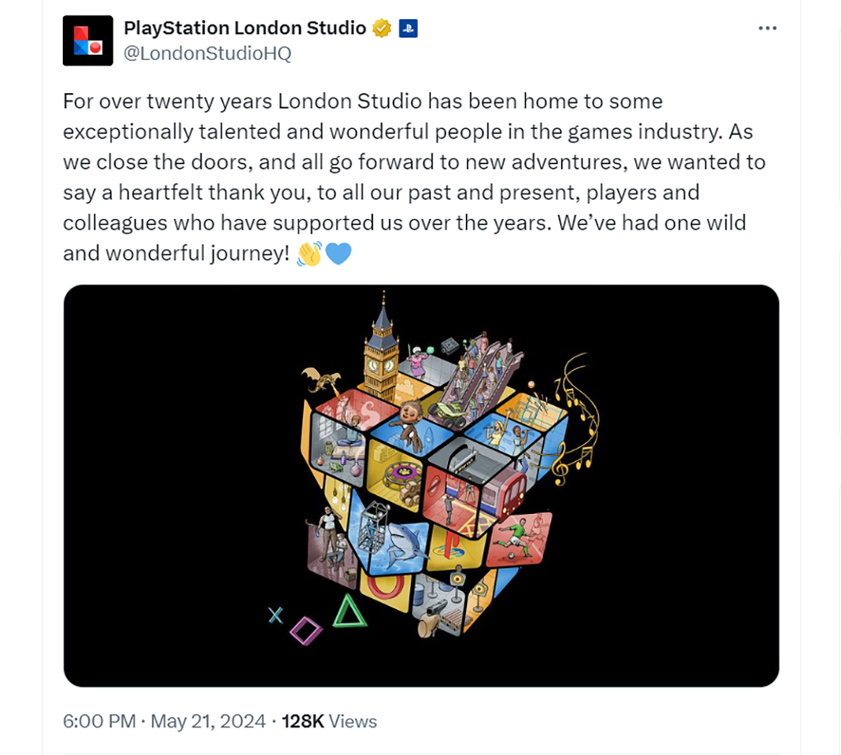 Studio London của PlayStation nói lời từ biệt trước khi đóng cửa vĩnh viễn