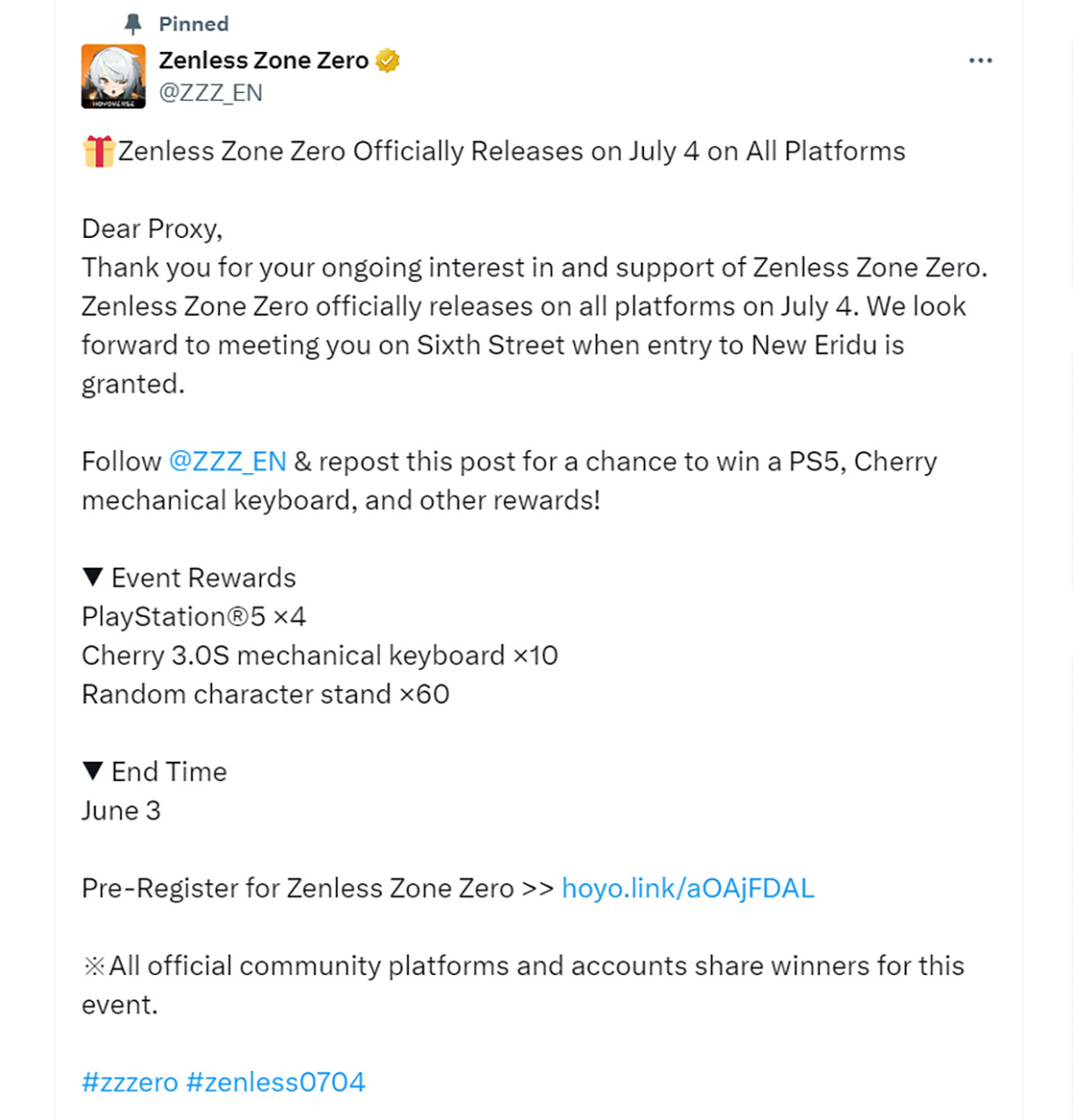 Zenless Zone Zero sẽ chính thức ra mắt đầu tháng 7