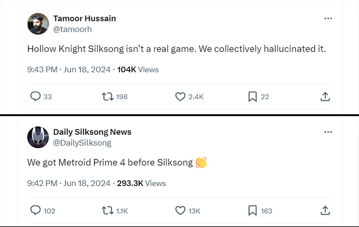 Hollow Knight: Silksong vắng bóng trong các sự kiện mùa hè khiến fan thất vọng