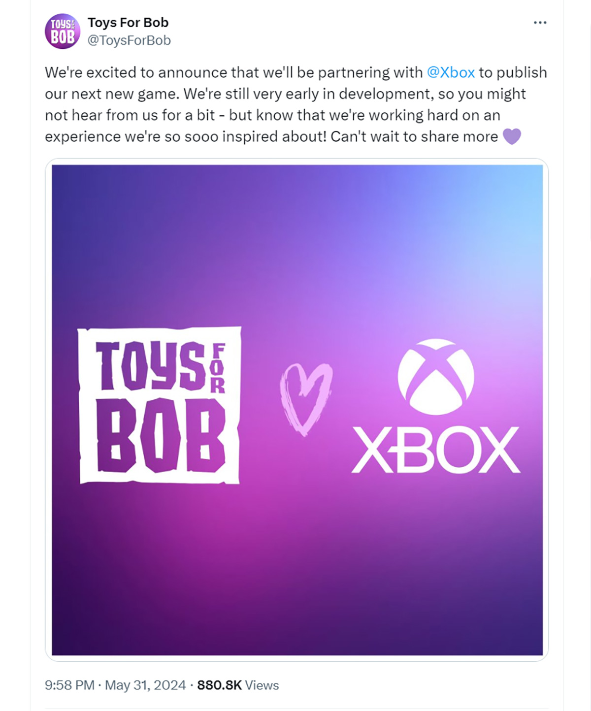 Nhà phát triển Crash là Toys for Bob xác nhận Xbox sẽ phát hành game kế tiếp của họ