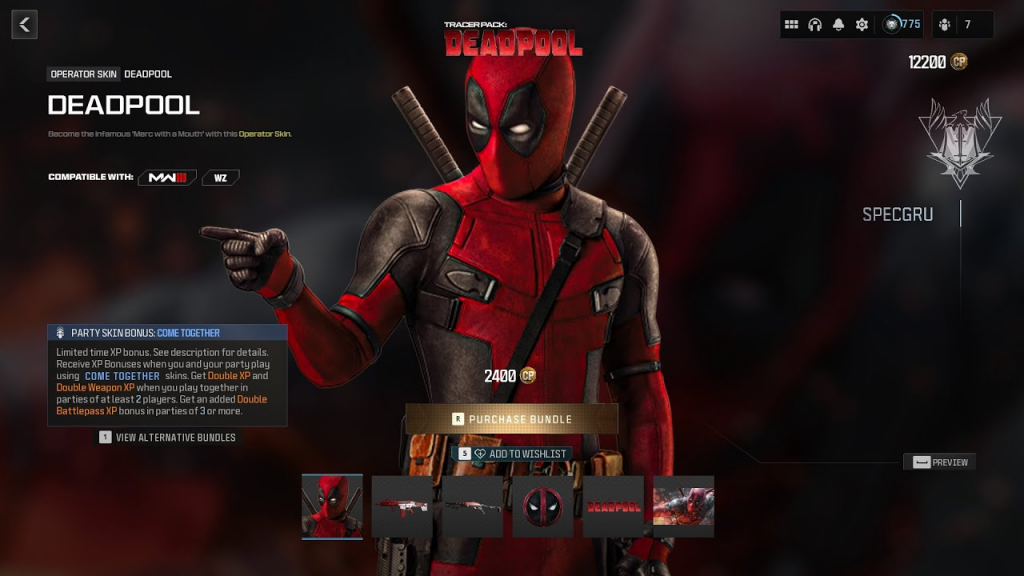 Deadpool and Wolverine có vẻ sắp xuất hiện trong Call of Duty