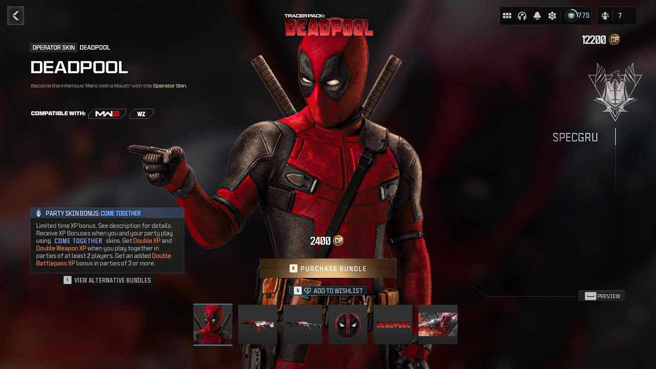 Deadpool and Wolverine có vẻ sắp xuất hiện trong Call of Duty