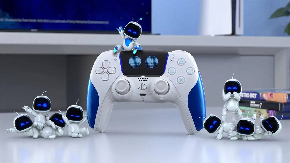 PlayStation hé lộ mẫu tay cầm đặc biệt theo phong cách Astro Bot