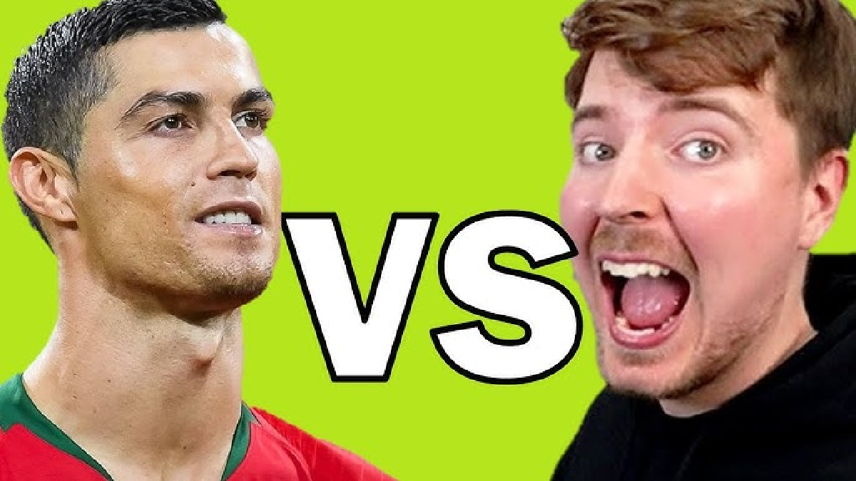 Cristiano Ronaldo cho biết sẽ hạ gục MrBeast về lượng sub trên Youtube