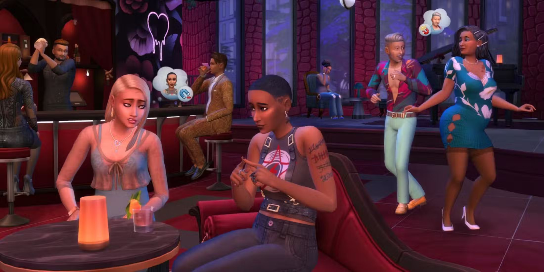 Người chơi The Sims 4 gặp tình huống kỳ lạ trong buổi blind date