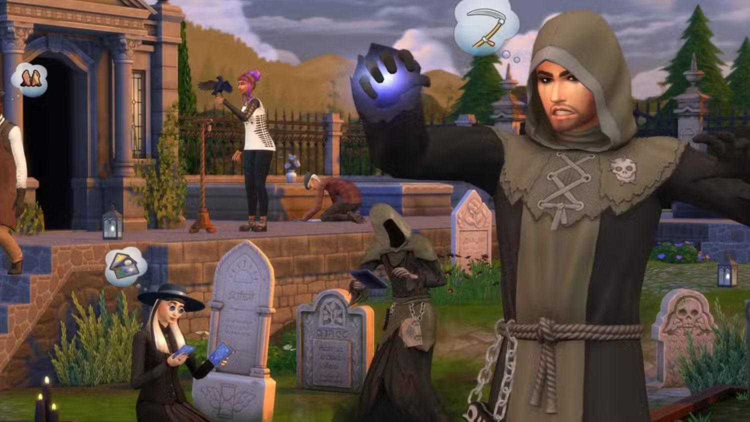 The Sims 4 cập nhật thêm tương tác với Grim Reaper