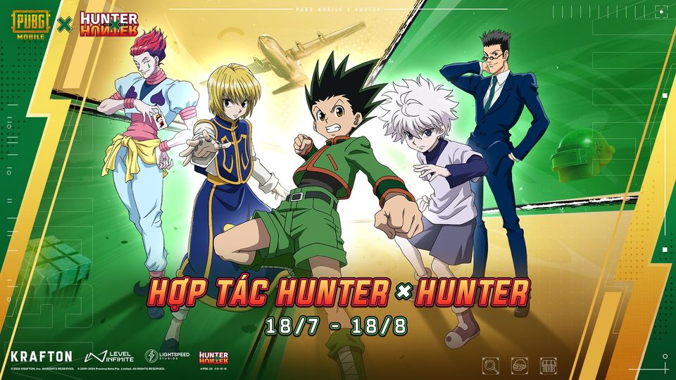 PUBG Mobile hợp tác cùng Hunter x Hunter-gamelade