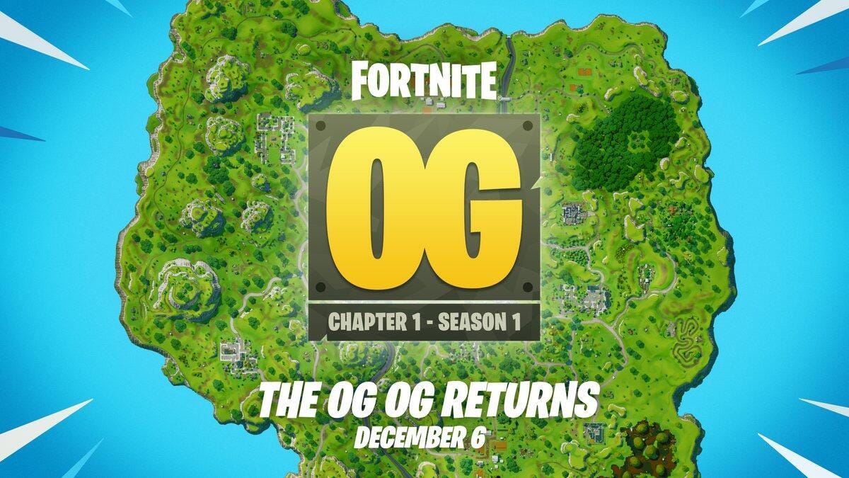 Fortnite OG sẽ trở lại vào tháng 12 này! - Gamelade