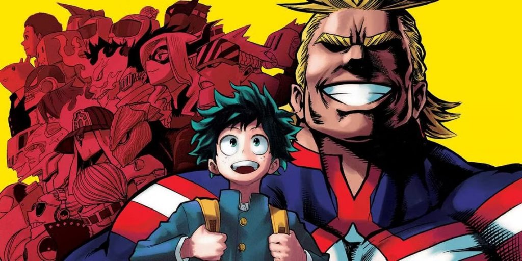 Hình ảnh ấn tượng trên bìa tập cuối manga My Hero Academia - Gamelade