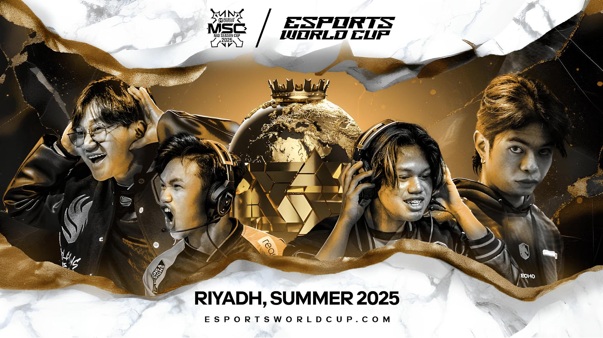 Mobile Legends: Bang Bang và Rocket League trở lại Esports World Cup 2025-gamelade