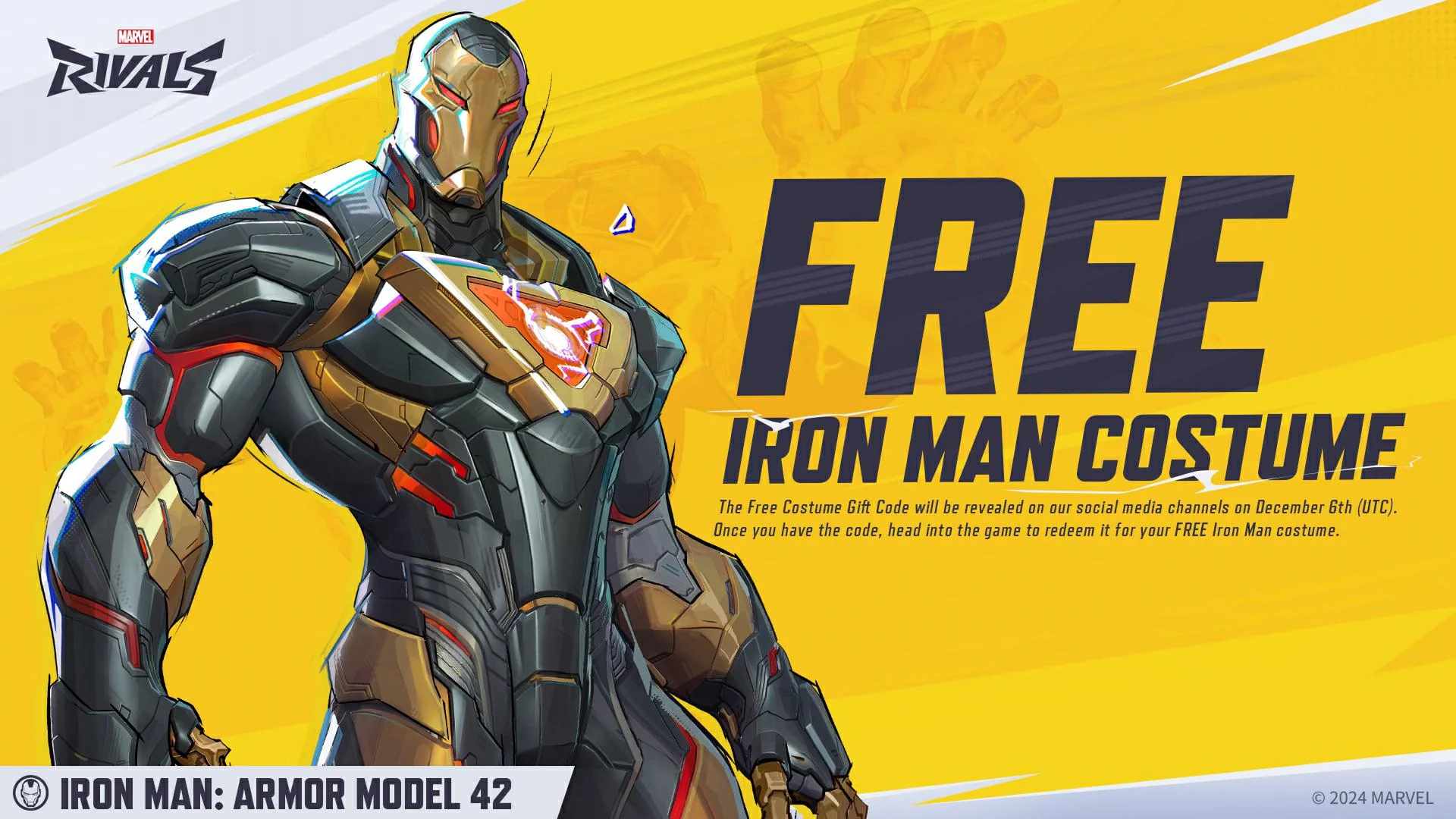 Marvel Rivals tặng skin Iron Man miễn phí cho toàn bộ người chơi-gamelade