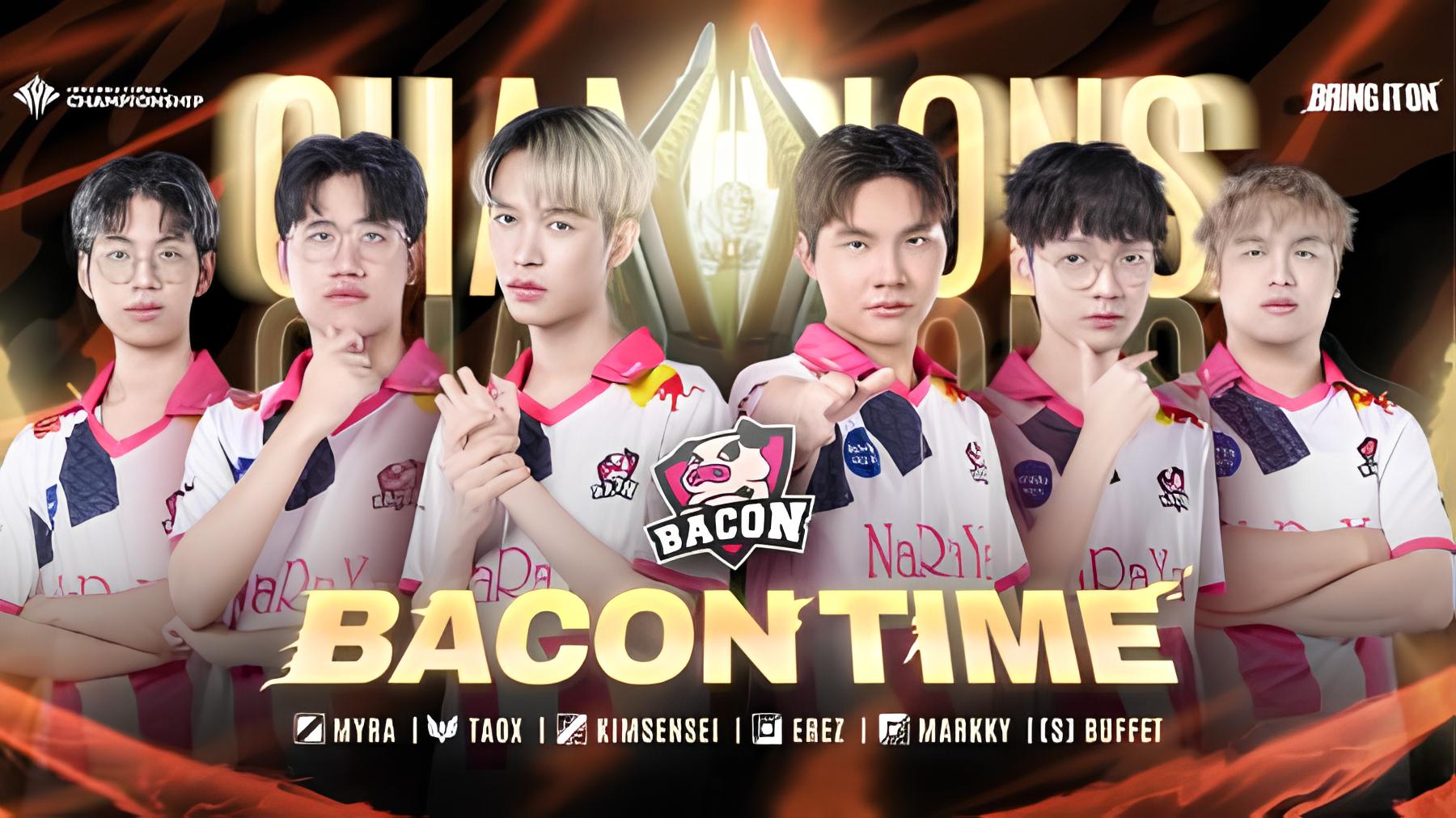 Bacon Time lên ngôi vô địch AIC 2024, khẳng định vị thế độc tôn của Liên Quân Mobile Thái Lan-gamelade