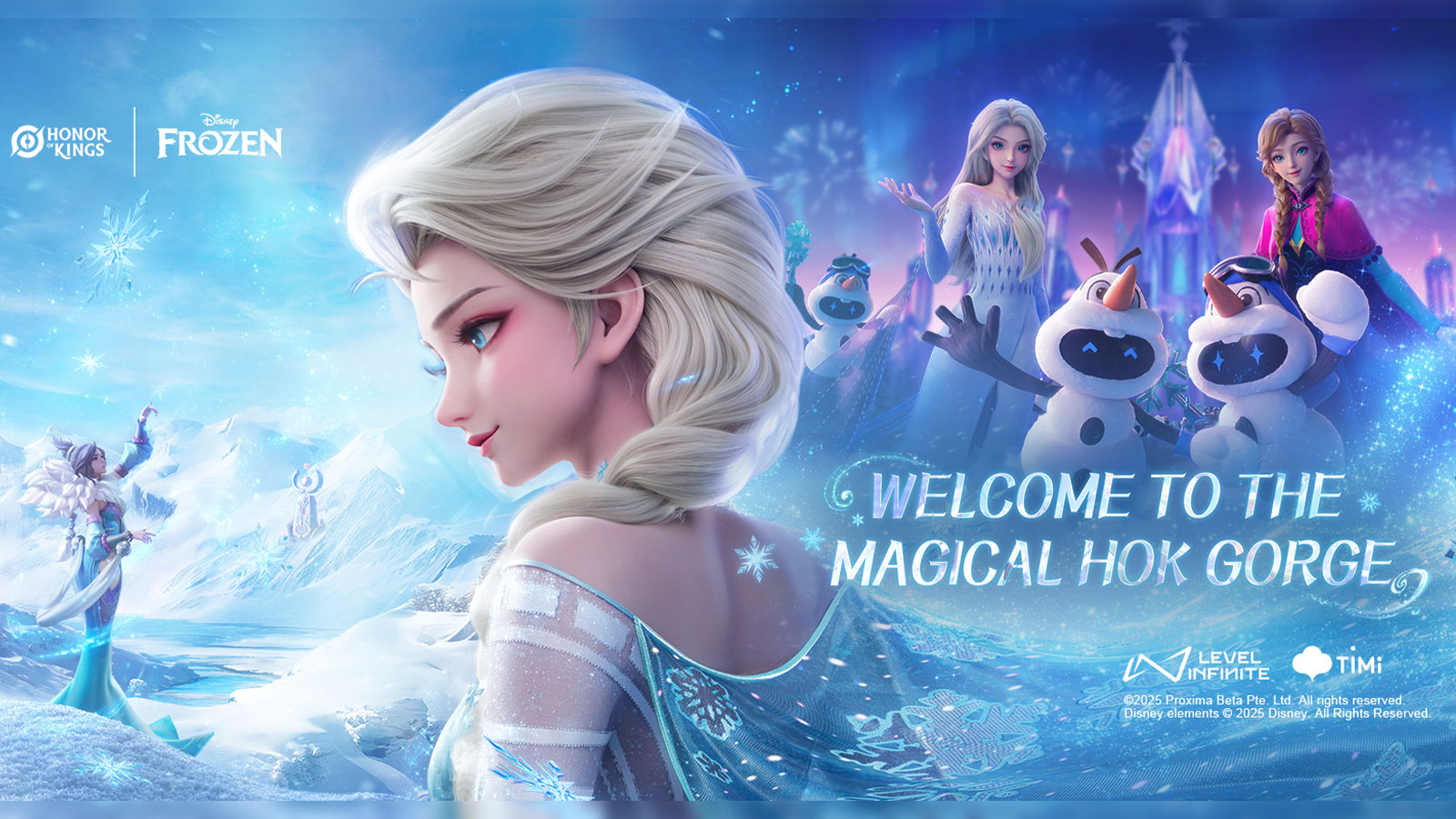 Vương Giả Vinh Diệu bắt tay cùng Frozen: Làn gió mới cho tựa game MOBA đình đám-gamelade