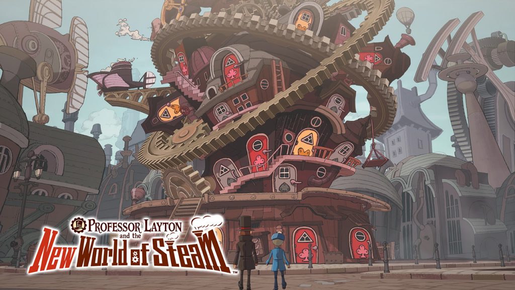 Professor Layton and the New World of Steam - Cover - Gamelade