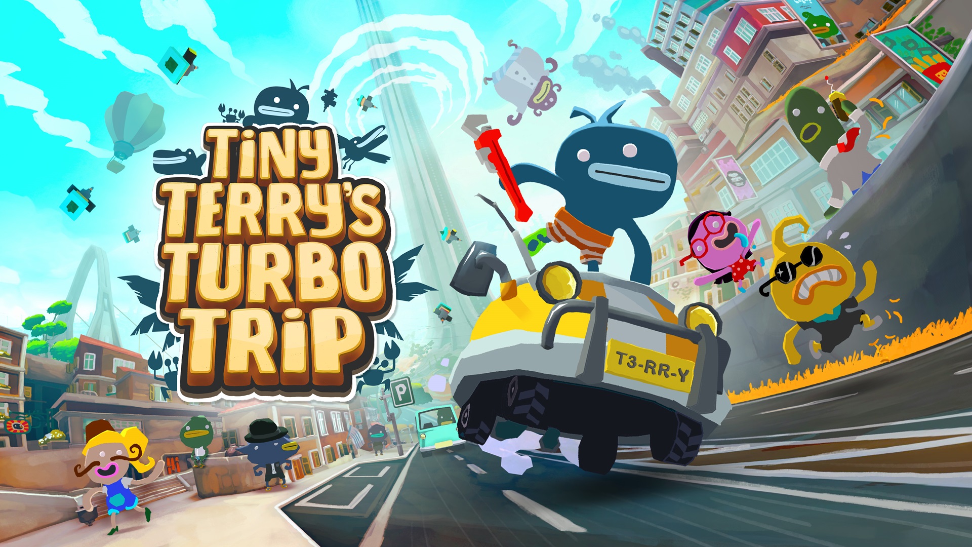 Tiny Terry's Turbo Trip - Cover - Gamelade