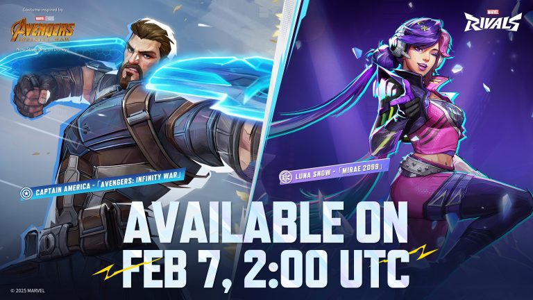 Marvel Rivals công bố skin mới cho Captain America và Luna Snow-gamelade