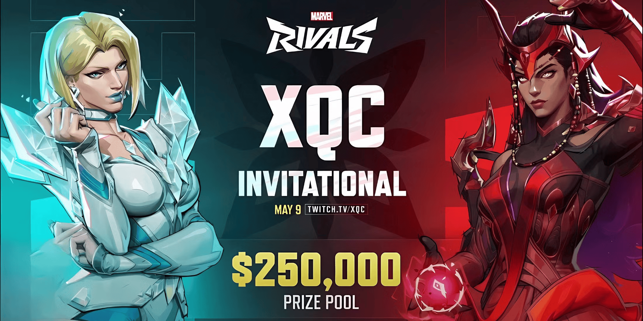 xQc công bố giải đấu Marvel Rivals Invitational trị giá 250.000 USD - Gamelade