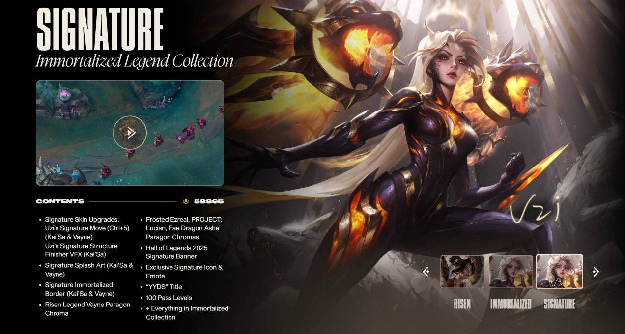 LMHT công bố Kai'Sa và Vayne là hai vị tướng đại diện cho Uzi trong Đại Sảnh Huyền Thoại-gamelade