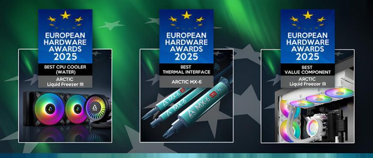 Thương hiệu tản nhiệt ARCTIC giành cú đúp ba giải thưởng tại European Hardware Awards 2025-gamelade