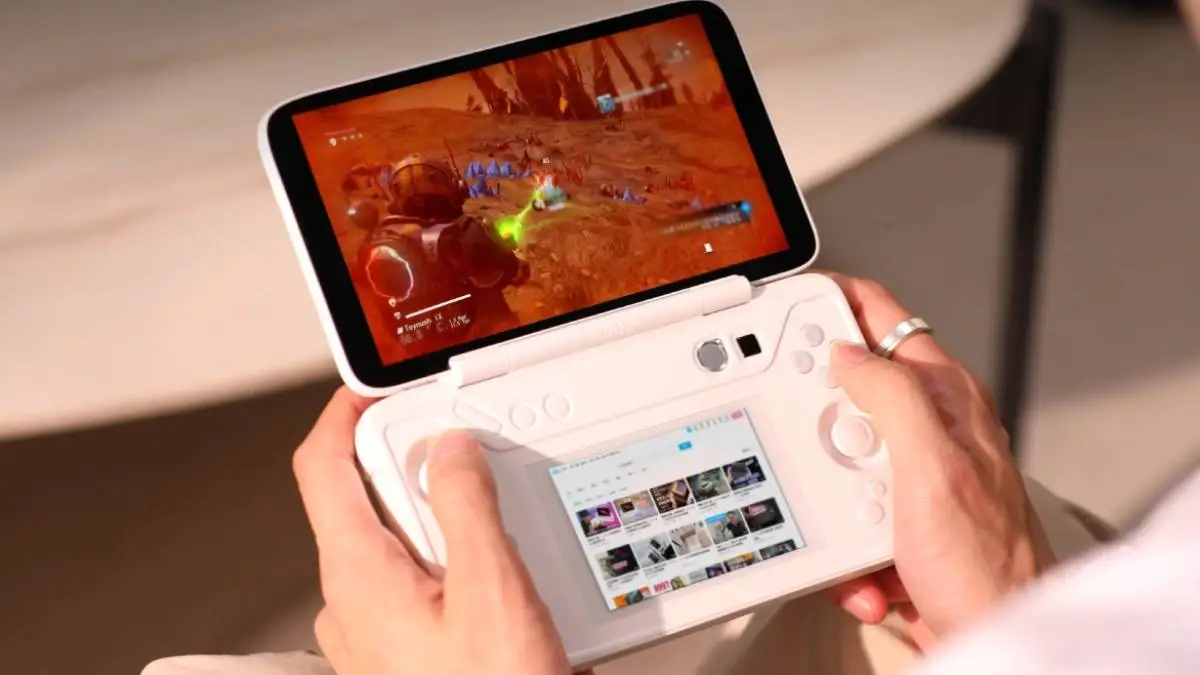 Ayaneo nhá hàng mẫu FLIP 1S DS mới, thiết kế lấy cảm hứng từ Nintendo DS-gamelade