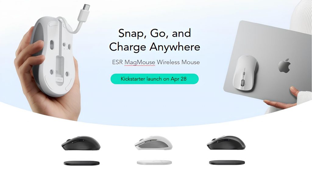 MagMouse: Chuột không dây nam châm, sạc nhanh tiện lợi - Gamelade