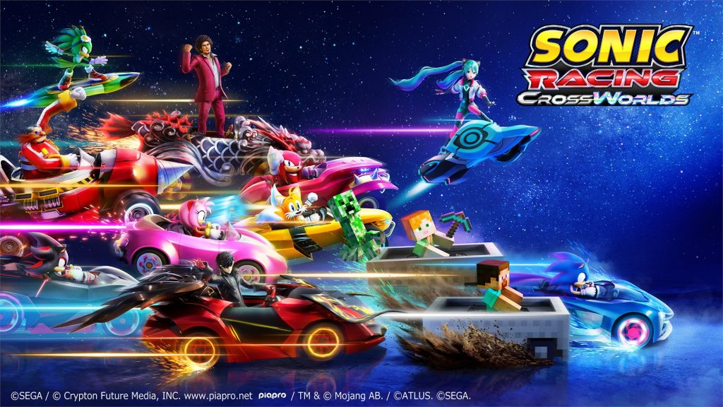 Sonic racing crossworlds ấn định ngày ra mắt, công bố dàn nhân vật crossover từ persona 5, Hatsume Miku và Minecraft-gmaelade