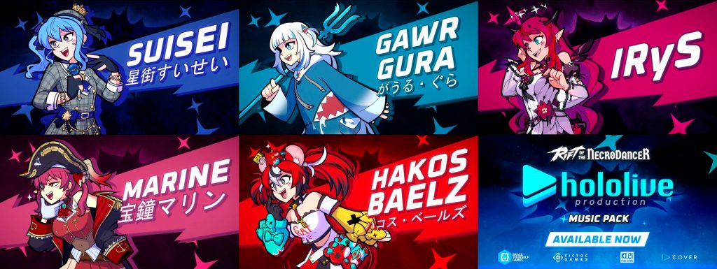 Rift of the NecroDancer ra mắt DLC Hololive-gamelade