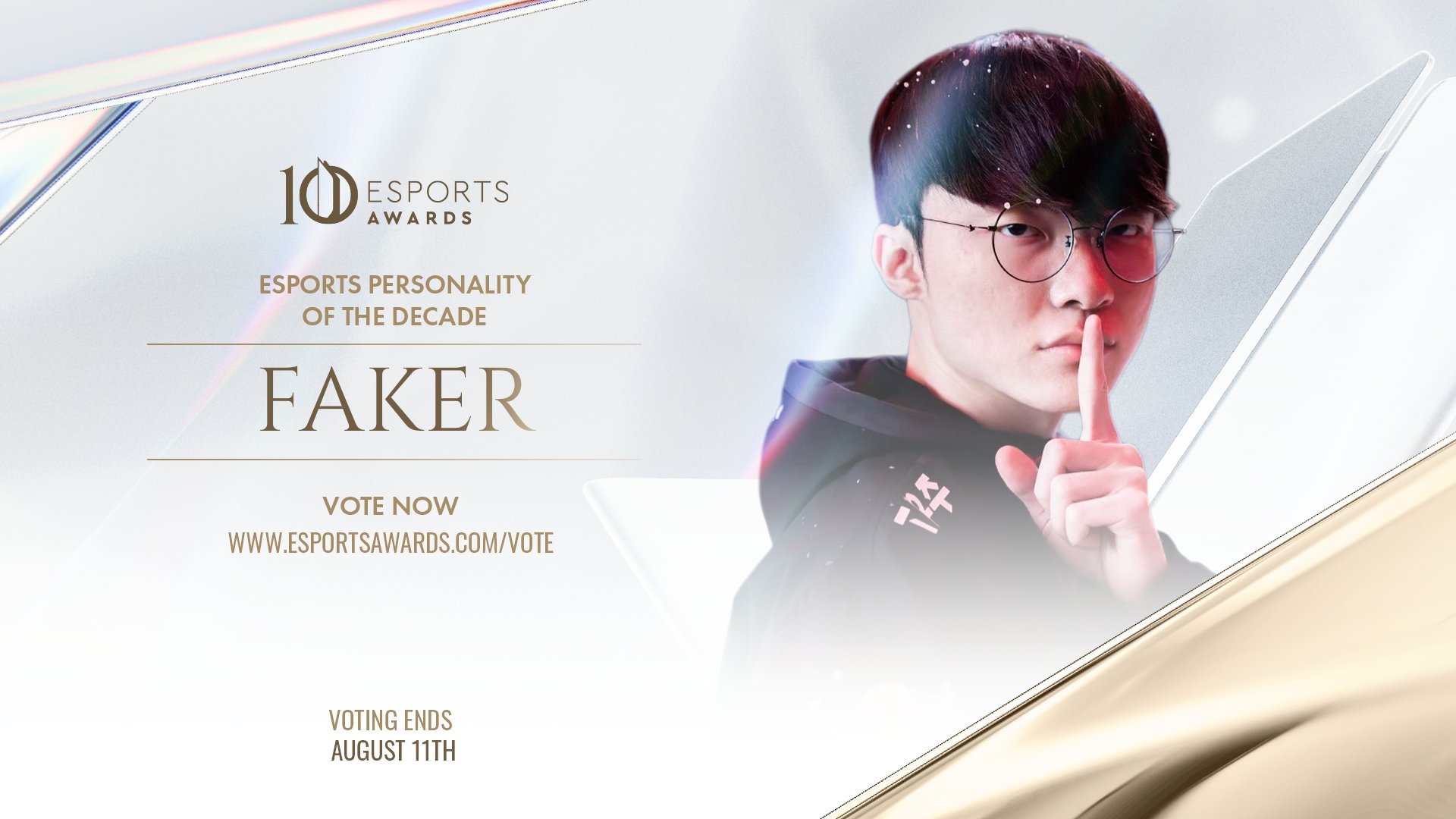 Faker được vinh danh là tuyển thủ esports của thập kỷ-gamelade