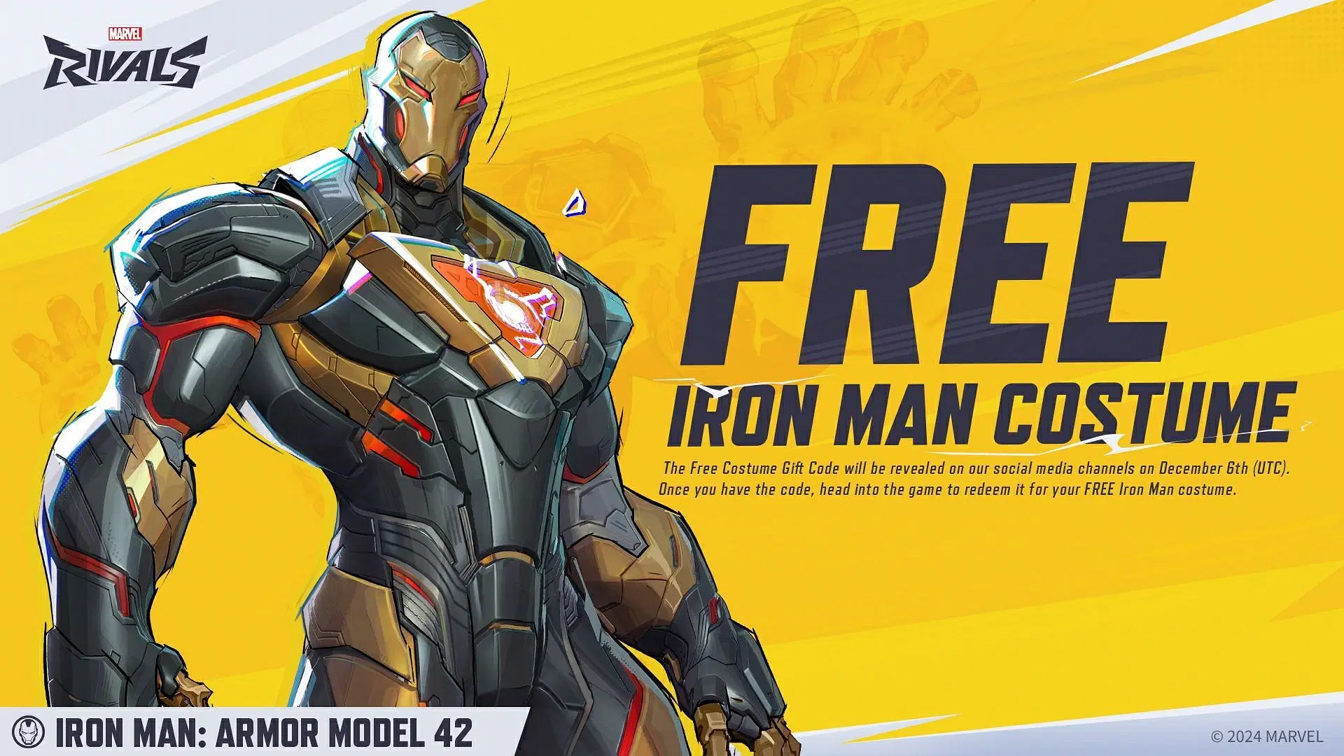 Marvel Rivals tặng miễn phí trang phục Iron Man Armor Model 42-gamelade