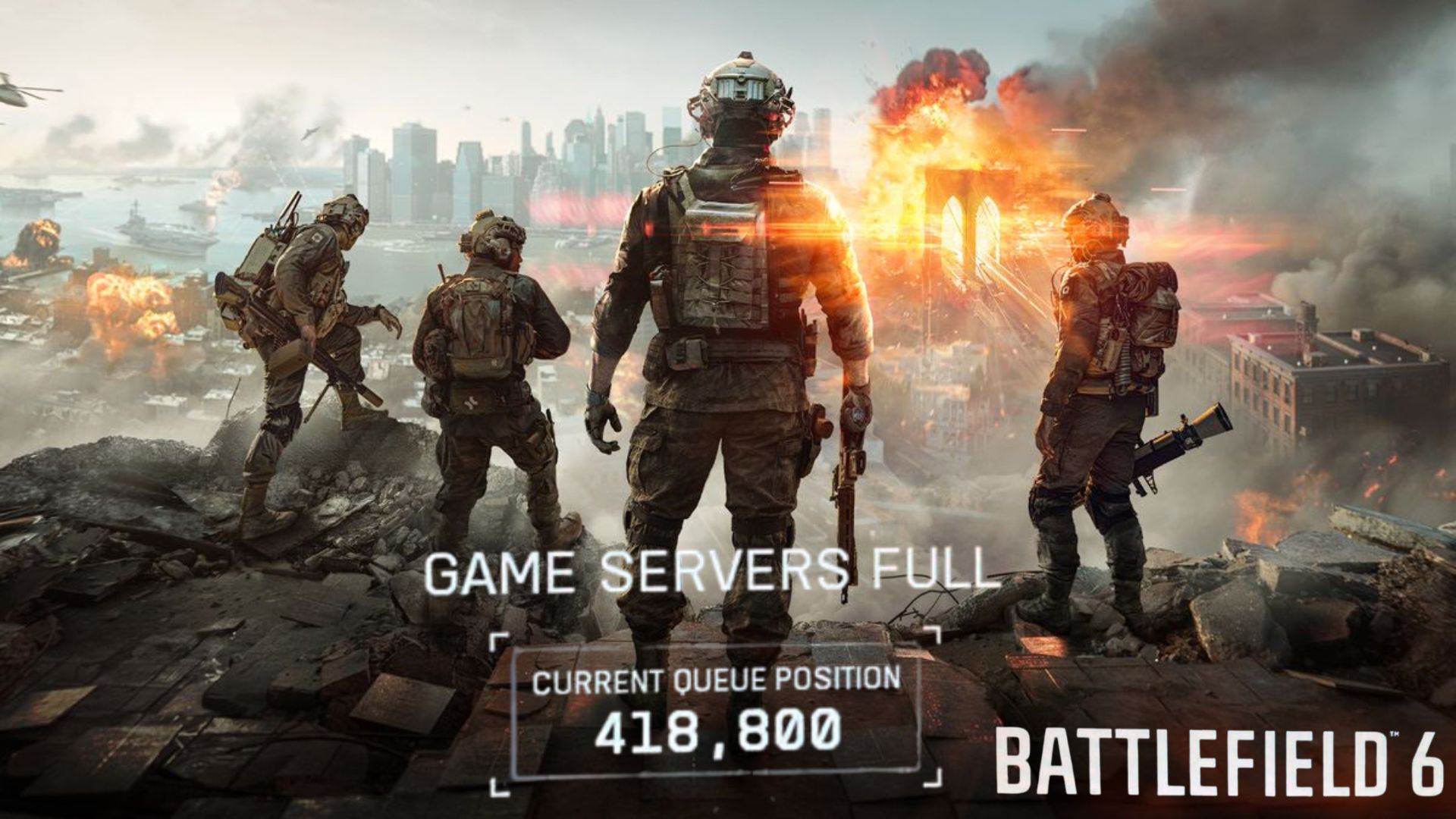 Battlefield 6 khiến hàng trăm nghìn game thủ phải xếp hàng chờ-gamelade